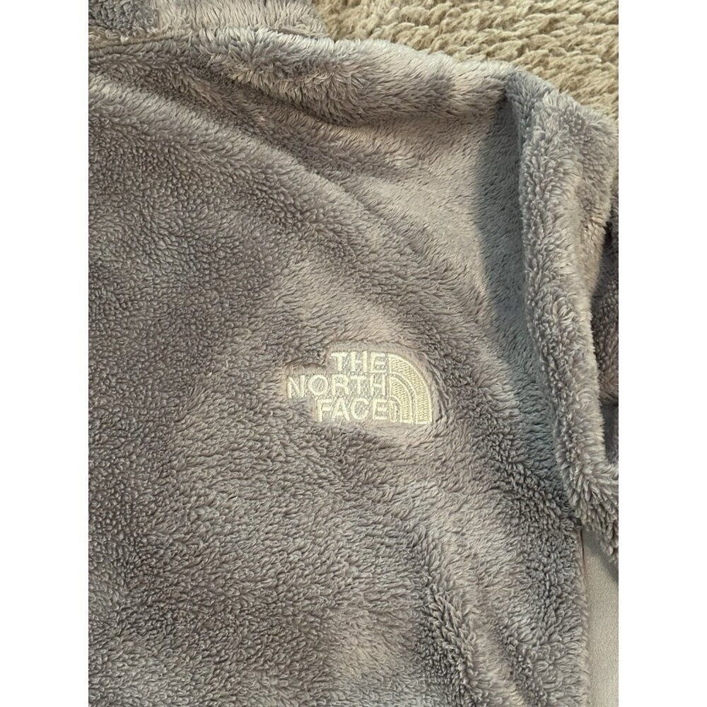 The North Face Women’s Size L Gray Soft Fleece Zip Up Jacket - Picture 4 of 16